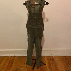 Green Corduroy  Overalls